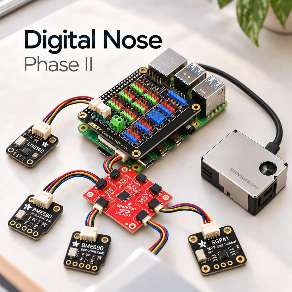 Digital Nose - Phase II: Building the Sensor Array Before the ML