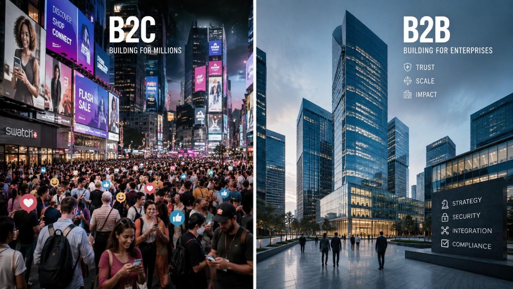 B2C is an attention game. B2B is about expensive pain.